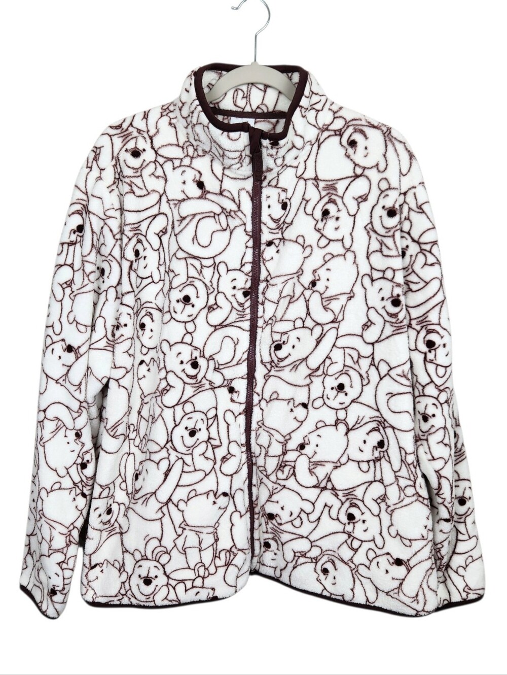 Disney Winnie the Pooh Fleece Jacket Full Zip Womens Size XXL